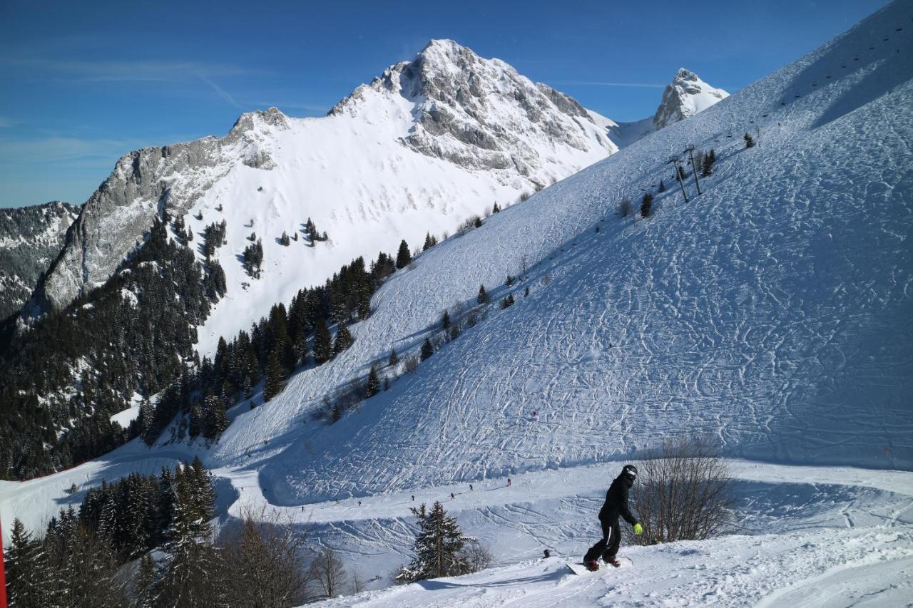 Appartement T2 A Bernex Avec Wifi, Vue Sur Montagne Exterior foto